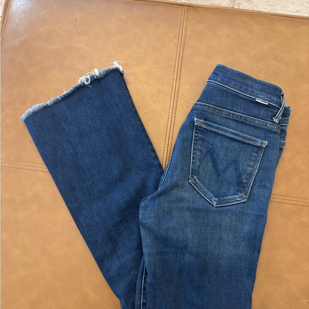 MOTHER The Weekender Fray Jeans in Home Movies